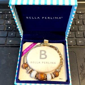 Genuine Bella Perlina one size fits all bracelet.